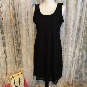 Dana Buckman Dress.  M. Black.